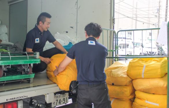 帰社・荷下ろし
