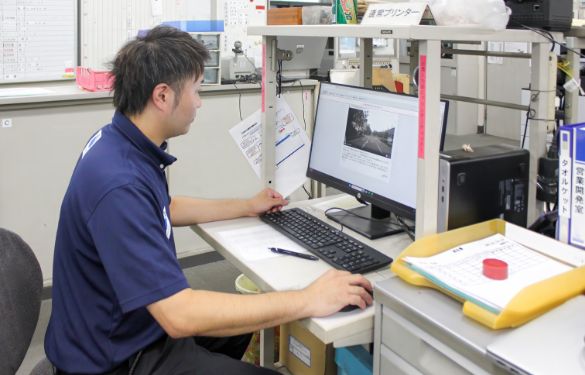帰社・荷下ろし